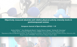 Medicin objetiva de los niveles de intensidad de la actividad fsica absoluta y relativa en mujeres posmenopusicas