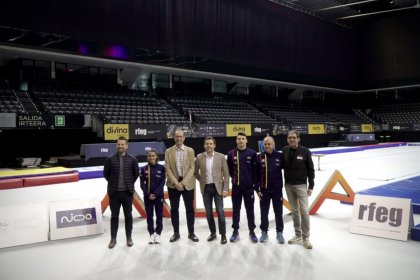 El Navarra Arena se lanza a las alturas con el primer Campeonato Nacional de Trampoln y celebra hazaa Olmpica